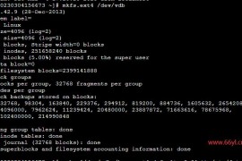 Linux服务器挂载硬盘（磁盘）图文教程